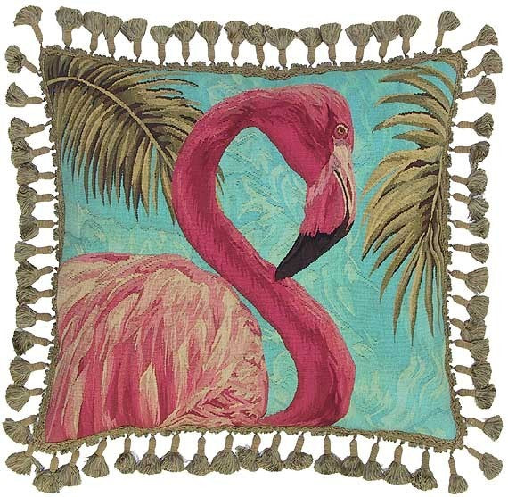 Pink flamingo outlet pillows