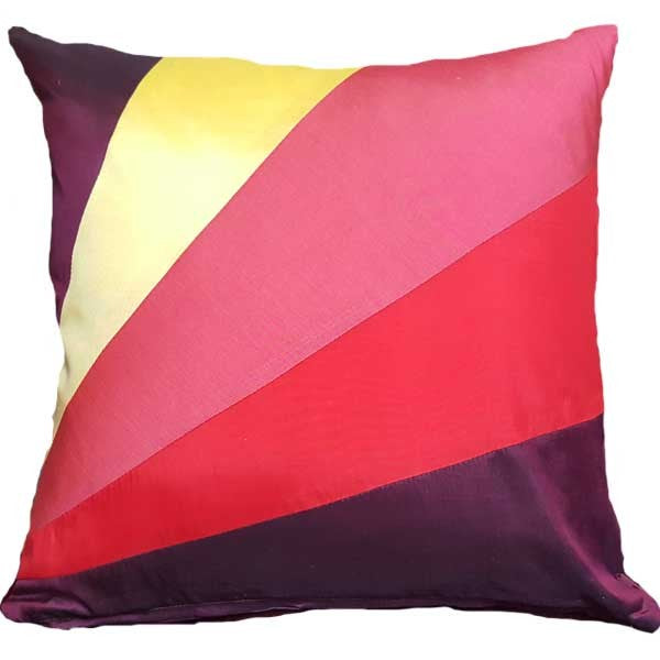 Silk Accent Pillow Multi Color - 16"x 16"